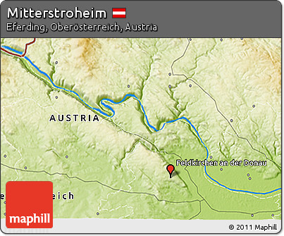 Physical 3D Map of Mitterstroheim