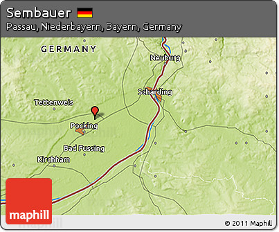 Physical 3D Map of Sembauer