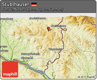 Physical 3D Map of Stüblhäuser