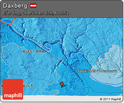 Political 3D Map of Daxberg