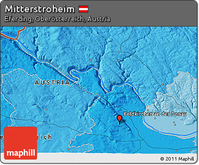 Political 3D Map of Mitterstroheim