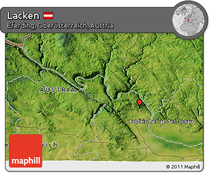 Satellite 3D Map of Lacken