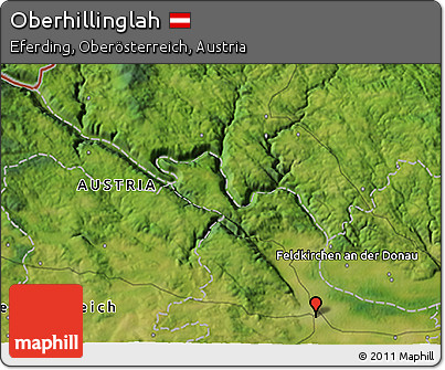 Satellite 3D Map of Oberhillinglah