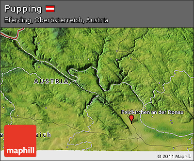 Satellite 3D Map of Pupping