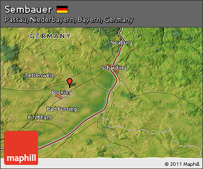 Satellite 3D Map of Sembauer