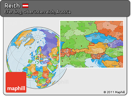 Political Location Map of Reith