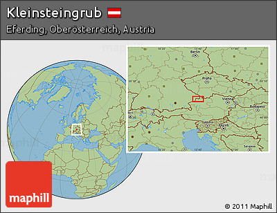 Savanna Style Location Map of Kleinsteingrub