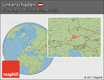 Savanna Style Location Map of Unterschaden