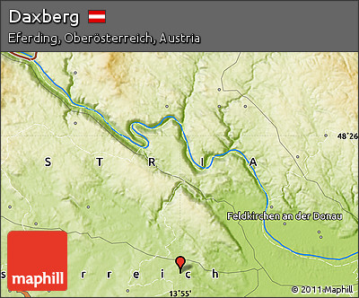 Physical Map of Daxberg