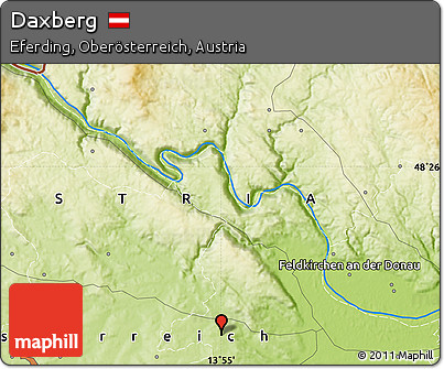 Physical Map of Daxberg