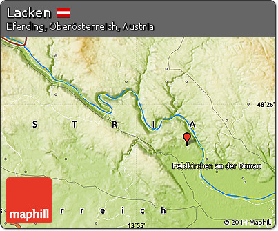Physical Map of Lacken