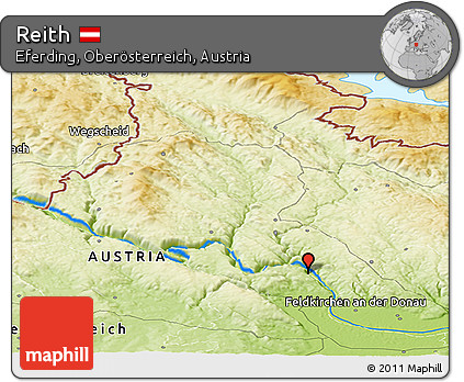 Physical Panoramic Map of Reith