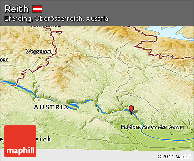 Physical Panoramic Map of Reith