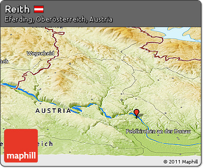 Physical Panoramic Map of Reith