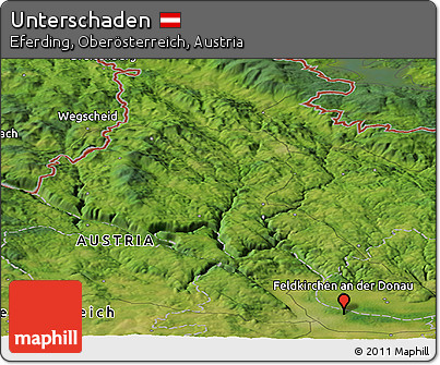 Satellite Panoramic Map of Unterschaden