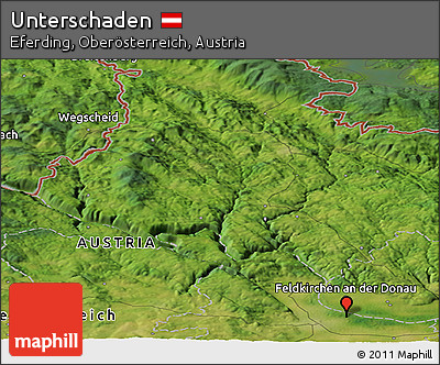 Satellite Panoramic Map of Unterschaden