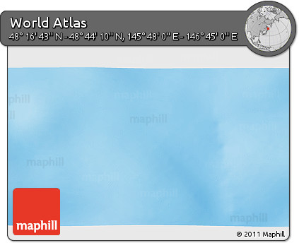 Physical 3D Map of the Area around 48° 30' 27" N, 146° 16' 30" E