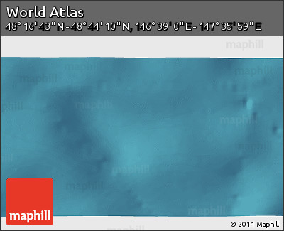 Satellite 3D Map of the Area around 48° 30' 27" N, 147° 7' 30" E