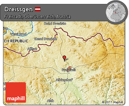 Physical 3D Map of Dreissgen