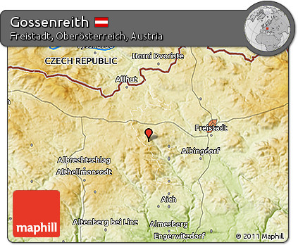 Physical 3D Map of Gossenreith