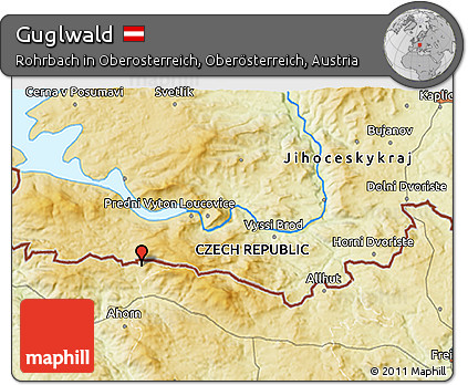 Physical 3D Map of Guglwald