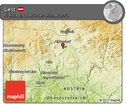 Physical 3D Map of Lest