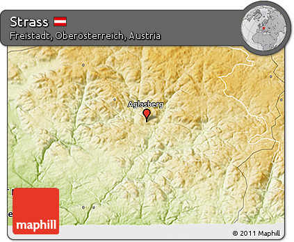Physical 3D Map of Strass