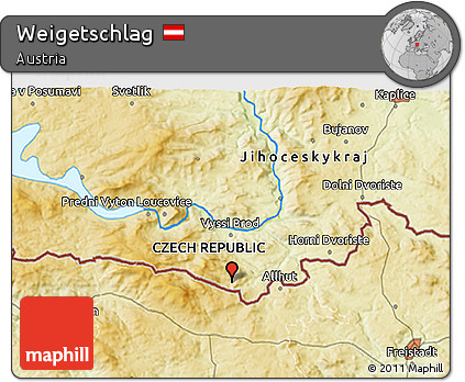 Physical 3D Map of Weigetschlag