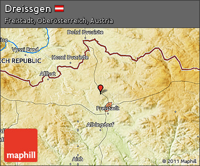 Physical 3D Map of Dreissgen