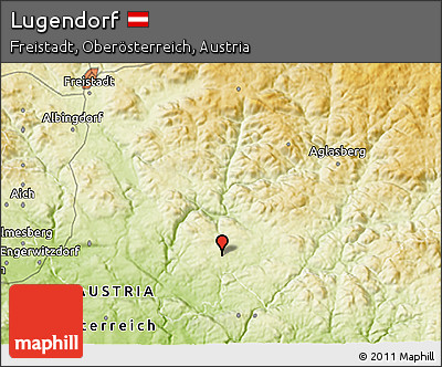 Physical 3D Map of Lugendorf