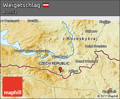 Physical 3D Map of Weigetschlag