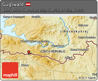 Physical 3D Map of Guglwald