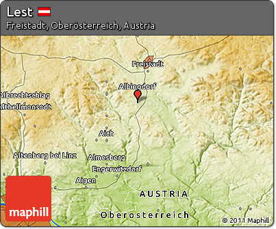 Physical 3D Map of Lest