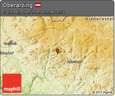 Physical 3D Map of Oberarzing