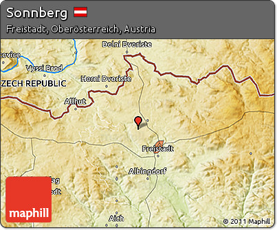 Physical 3D Map of Sonnberg
