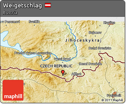 Physical 3D Map of Weigetschlag