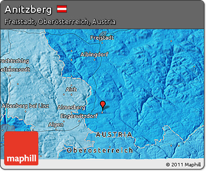Political 3D Map of Anitzberg
