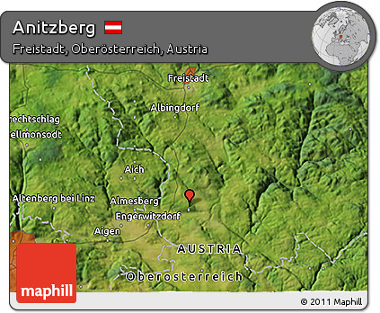 Satellite 3D Map of Anitzberg