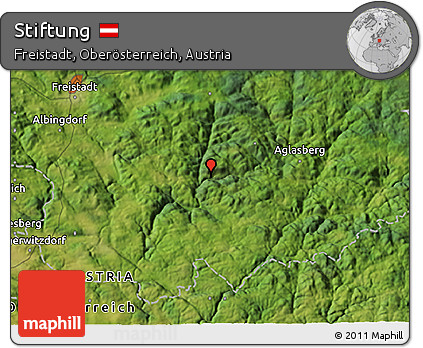 Satellite 3D Map of Stiftung