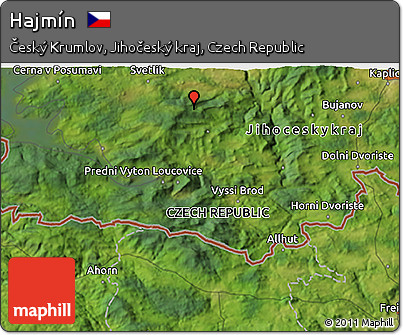 Satellite 3D Map of Hajmín