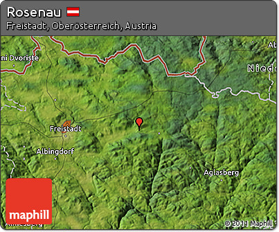 Satellite 3D Map of Rosenau