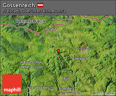 Satellite 3D Map of Gossenreith