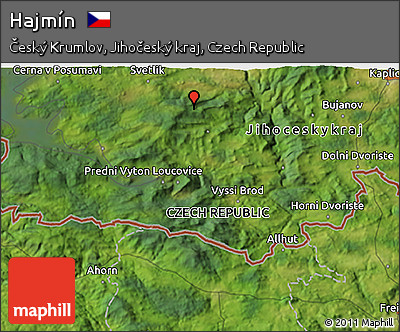 Satellite 3D Map of Hajmín