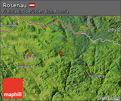 Satellite 3D Map of Rosenau
