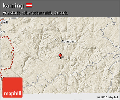 Shaded Relief 3D Map of Kaining