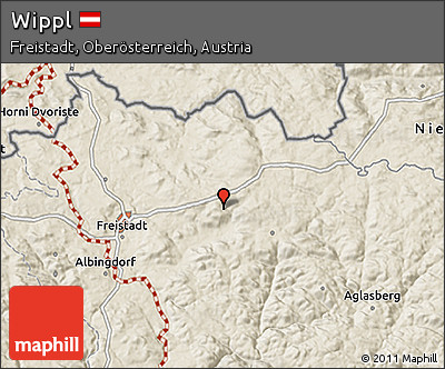Shaded Relief 3D Map of Wippl