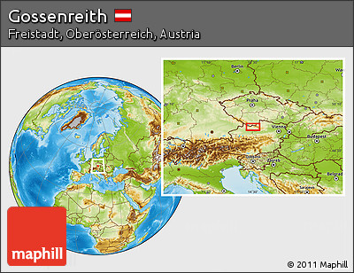 Physical Location Map of Gossenreith