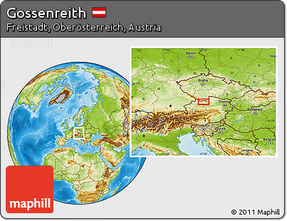 Physical Location Map of Gossenreith