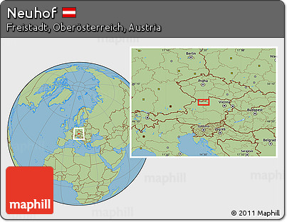 Savanna Style Location Map of Neuhof