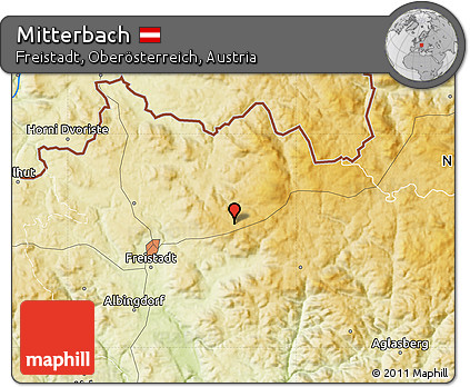 Physical Map of Mitterbach